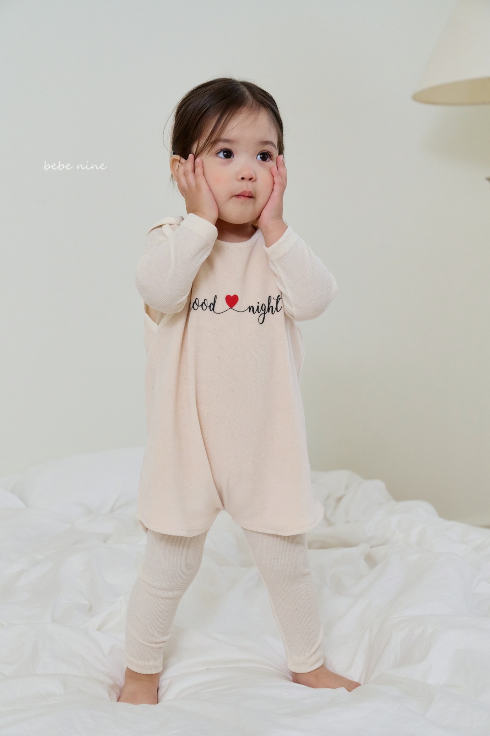 bebe nine49 (75cm-105cm) 2色晚安防踢背心