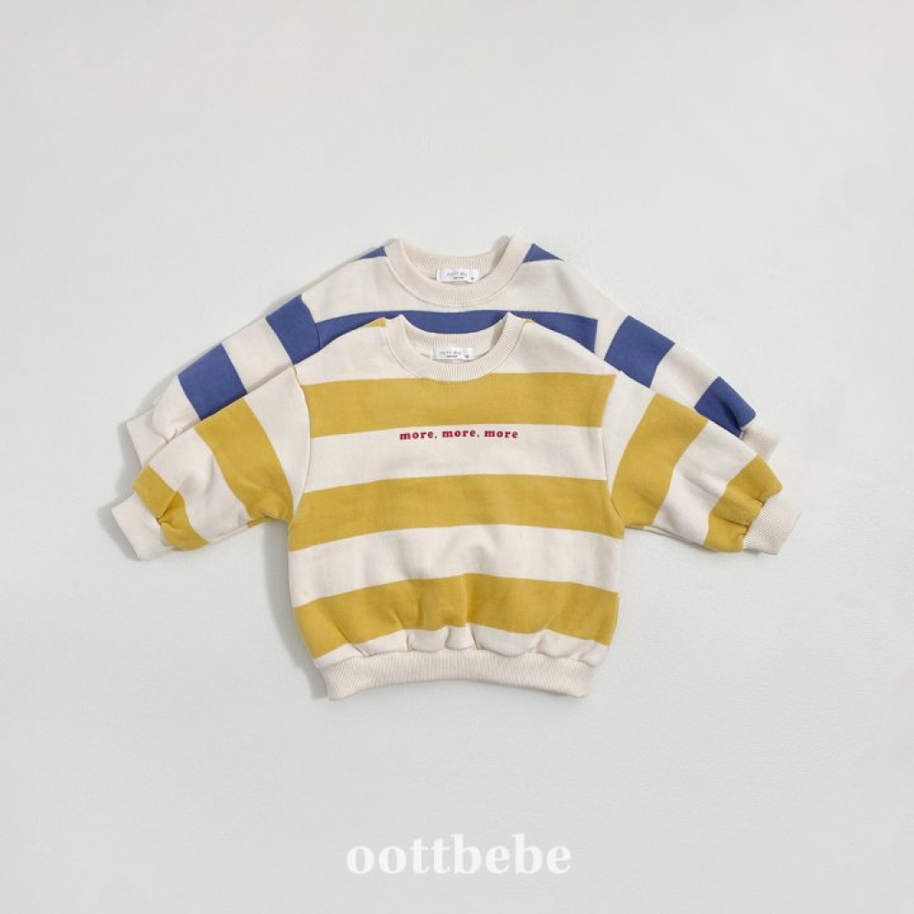 Oottbebe58｜(1y-7y)   條紋拼色套裝