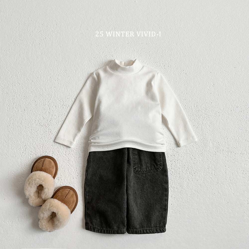 vivid78|(78cm-125cm) 素面中領上衣4