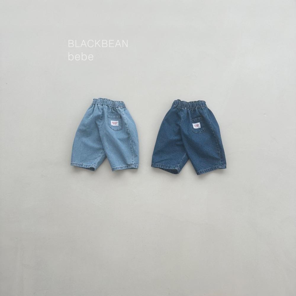 BLACK BEAN12｜(3m-18m) 小標口袋牛仔褲