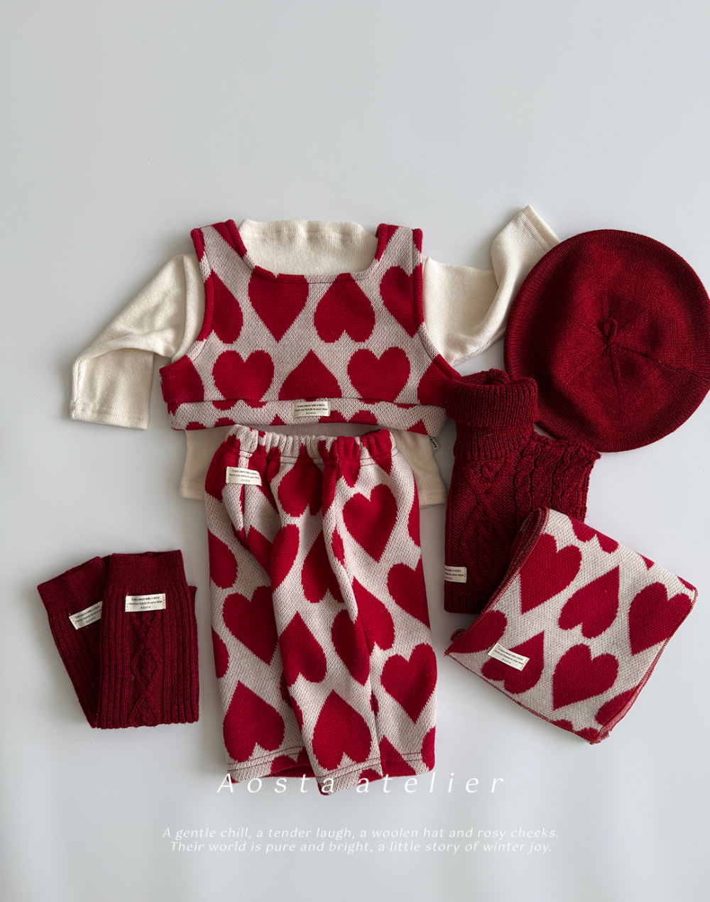 AOSTA03|(6m-5y) 印花針織短版背心25