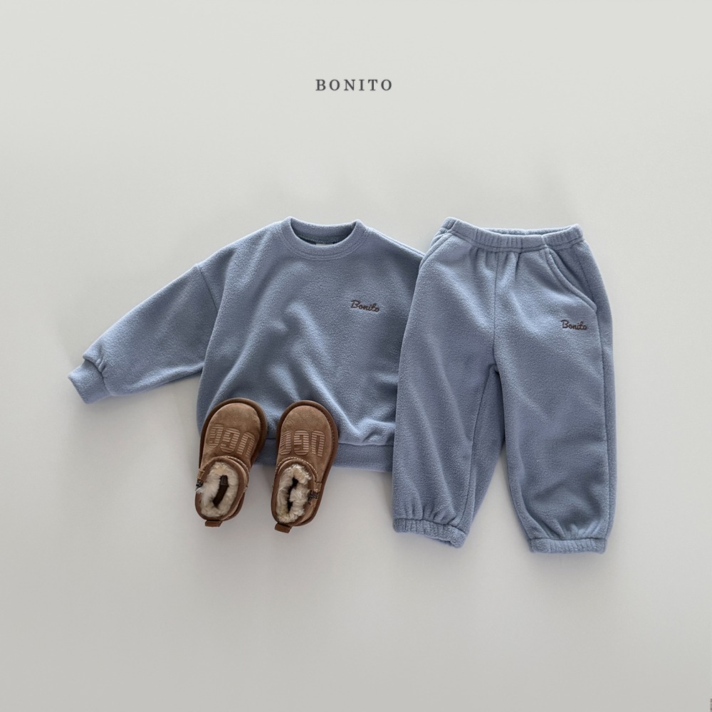 Bonito47|(75cm-125cm) logo刷絨休閒套裝7