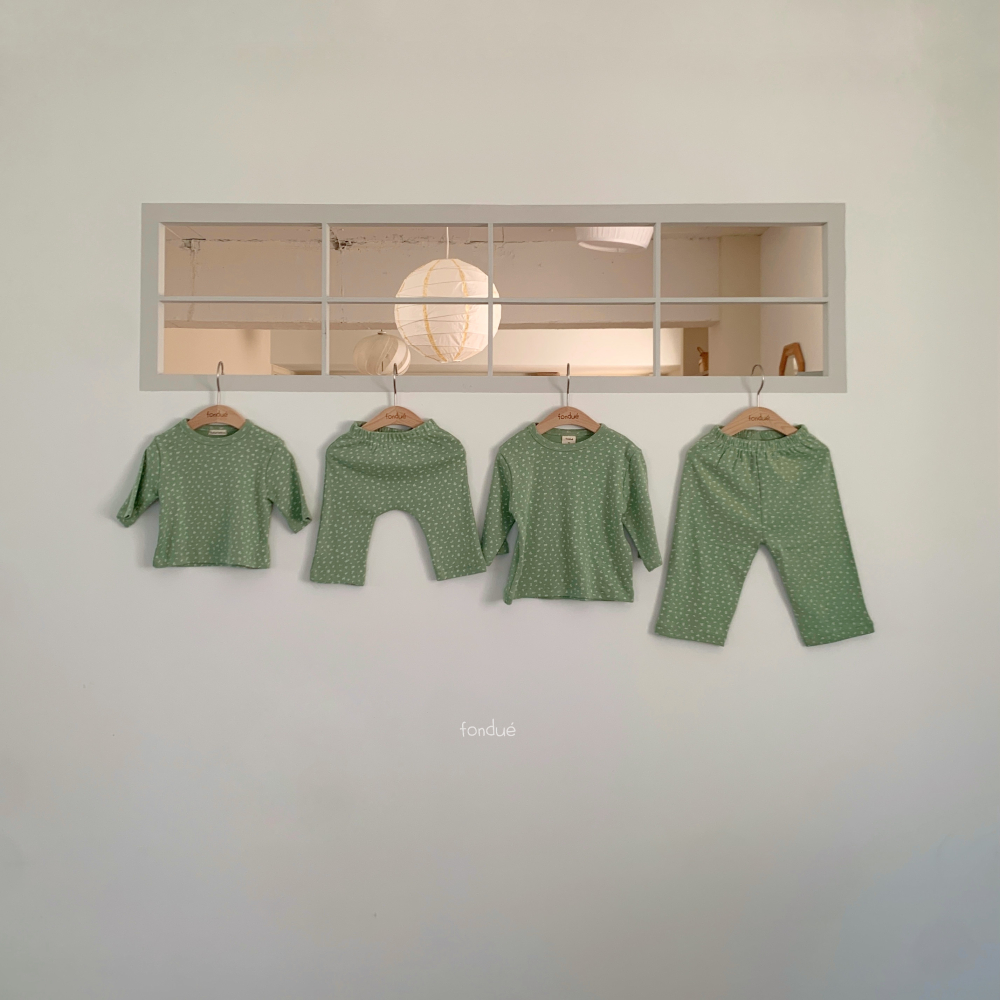 Fondue 32｜(65cm-100cm)  小碎花居家套裝