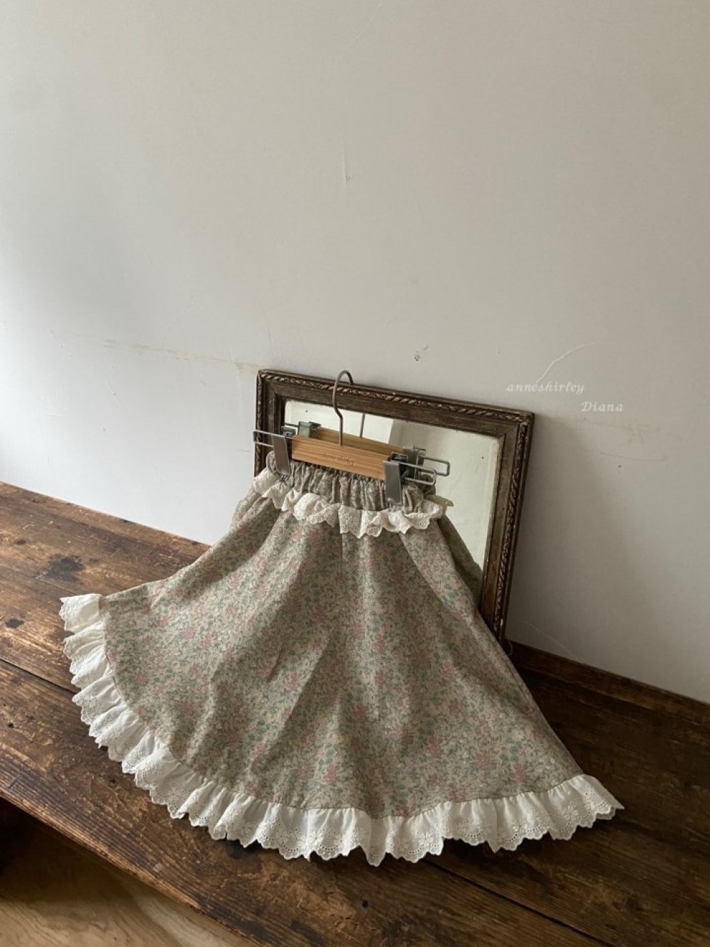 Anne Shirley09｜(3y-6y) 2色法式碎花蕾絲長裙