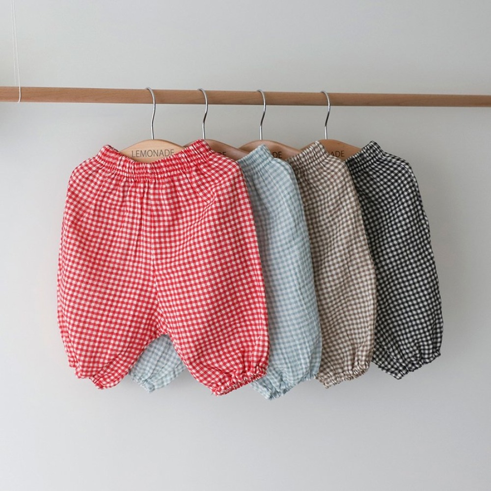 LEMONADE18｜(55cm-85cm) 4色格紋束口褲