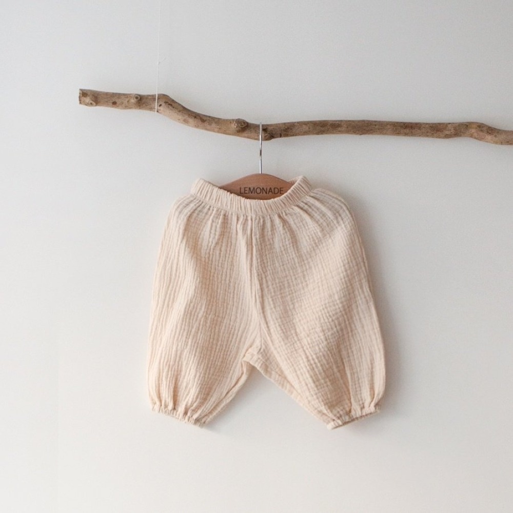 LEMONADE12|(55cm-85cm) 6色棉麻素面束口褲5