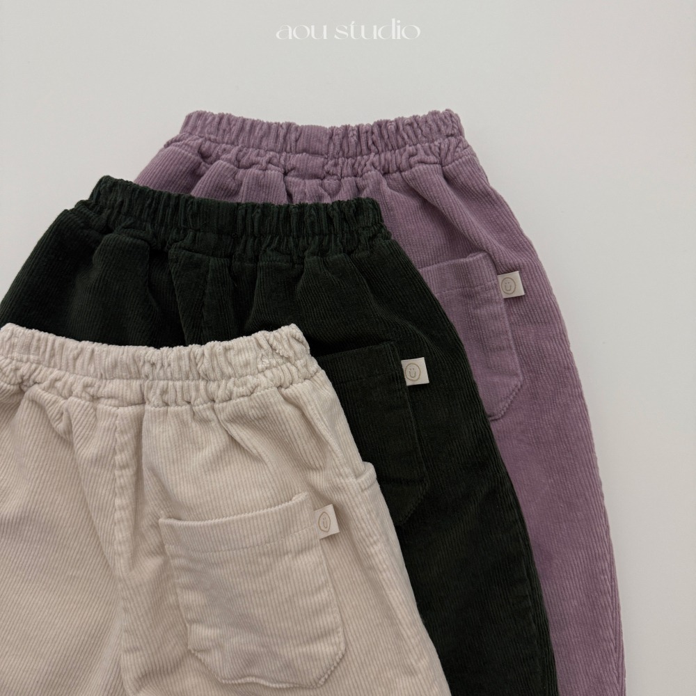 Aou 18｜ (70cm-110cm) 燈芯絨錐形褲
