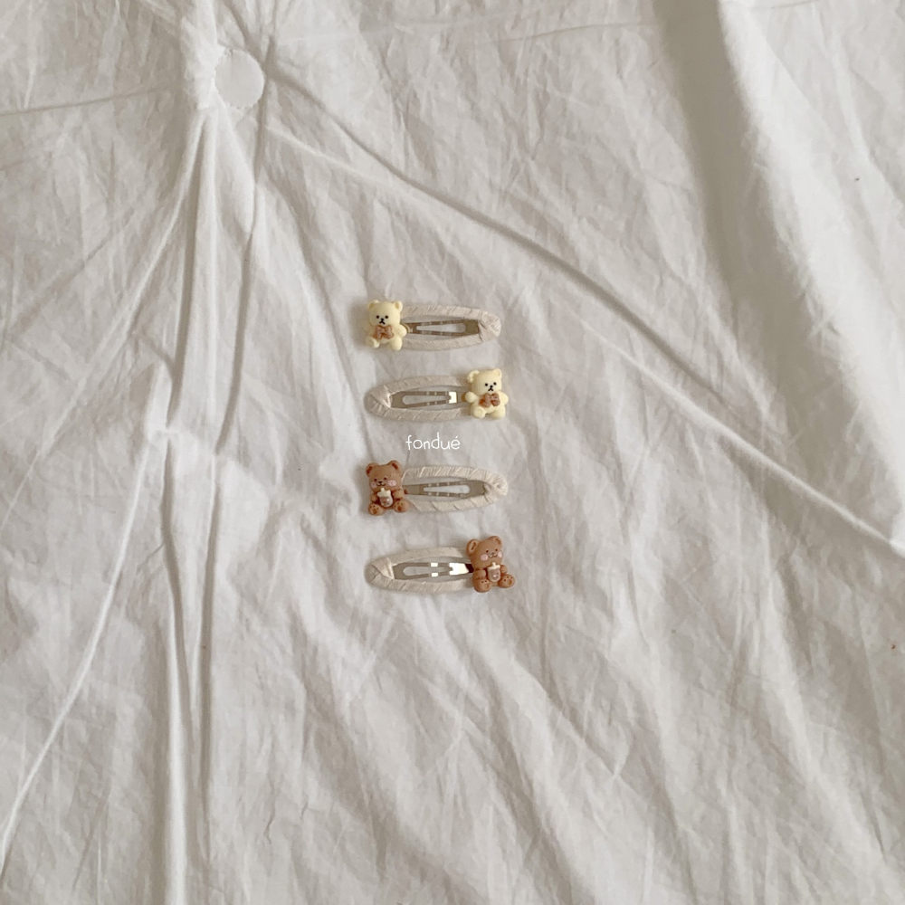 Fondue 44｜(Free)  熊熊髮夾