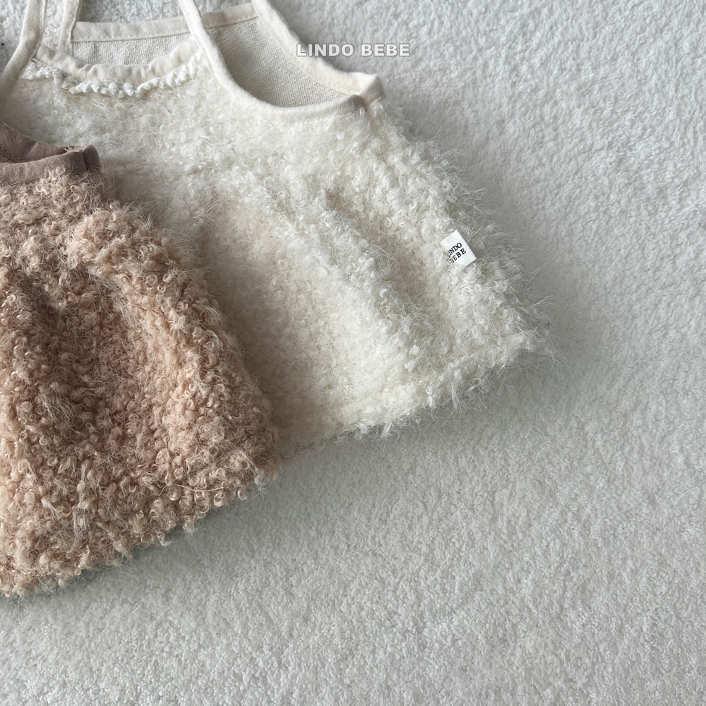Lindo02｜(3m-18m) 毛毛細肩背心