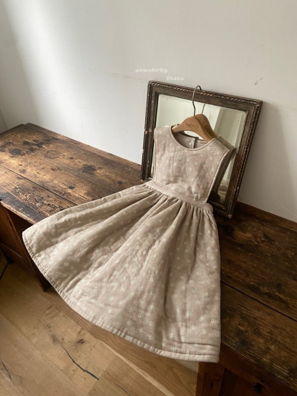 Anne Shirley31｜(2y-5y) 2色法式背心洋裝