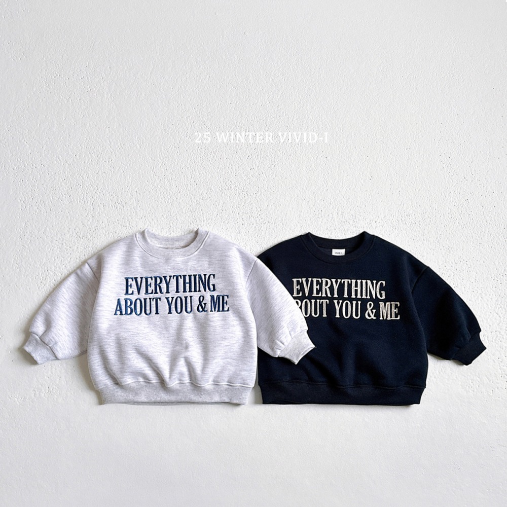 vivid38｜(78cm-125cm) 英字印花休閒上衣