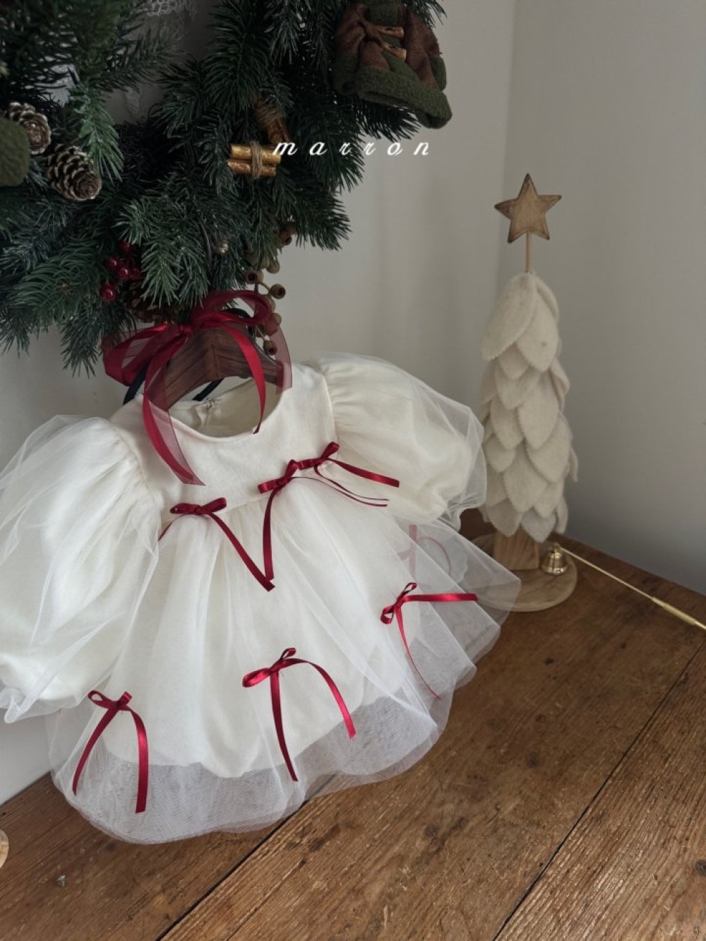 Marron 76｜(free) 蝴蝶結緞帶髮箍