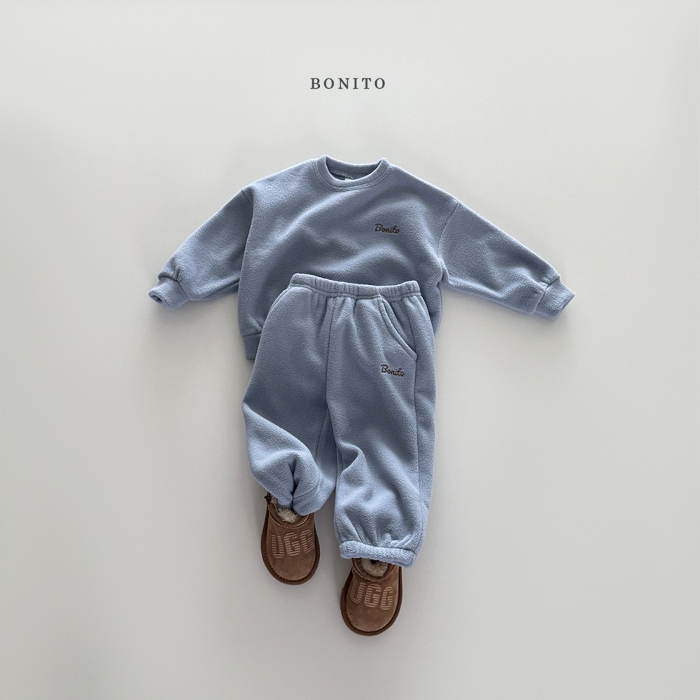 Bonito47|(75cm-125cm) logo刷絨休閒套裝8