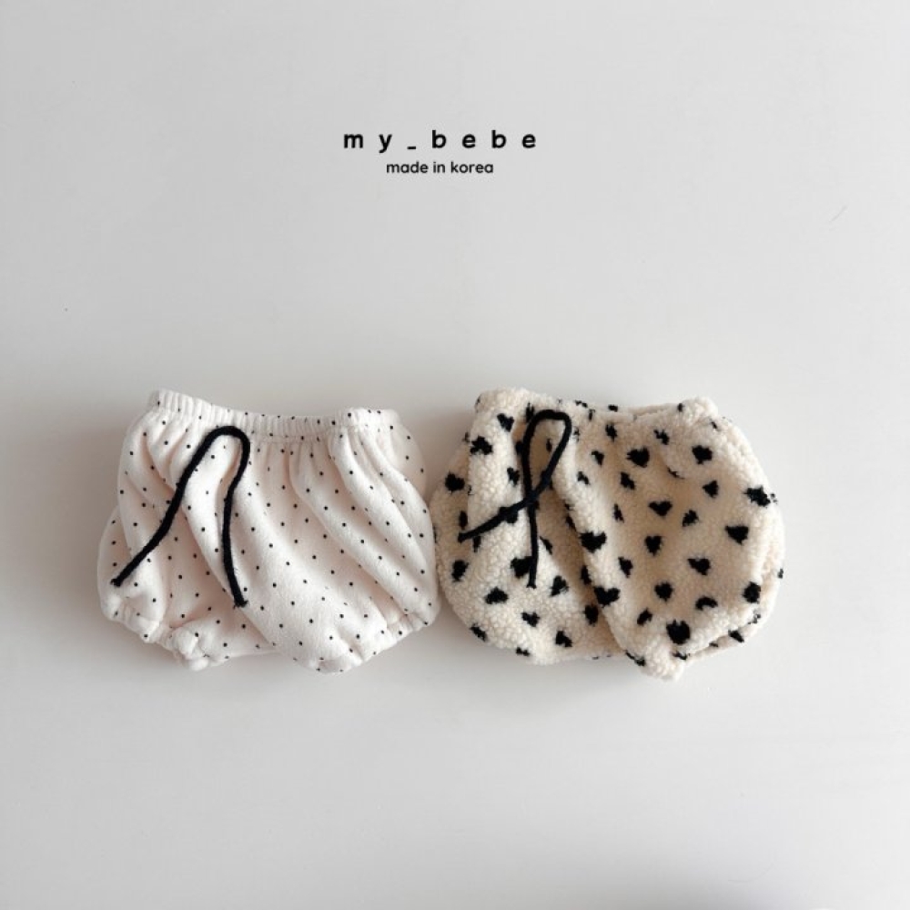 my_bebe40｜(-12m-18m-)  絨毛南瓜褲