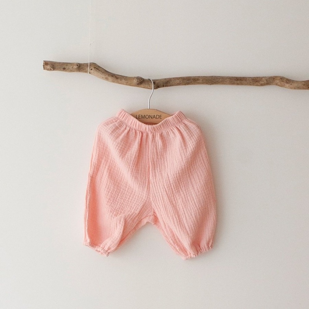 LEMONADE12|(55cm-85cm) 6色棉麻素面束口褲8