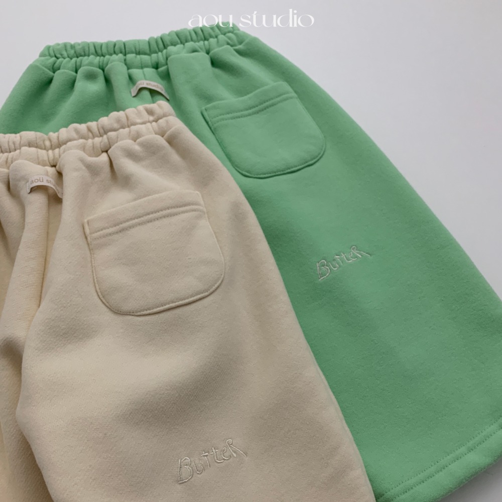 Aou 10｜ (70cm-110cm) 壓線休閒直筒褲