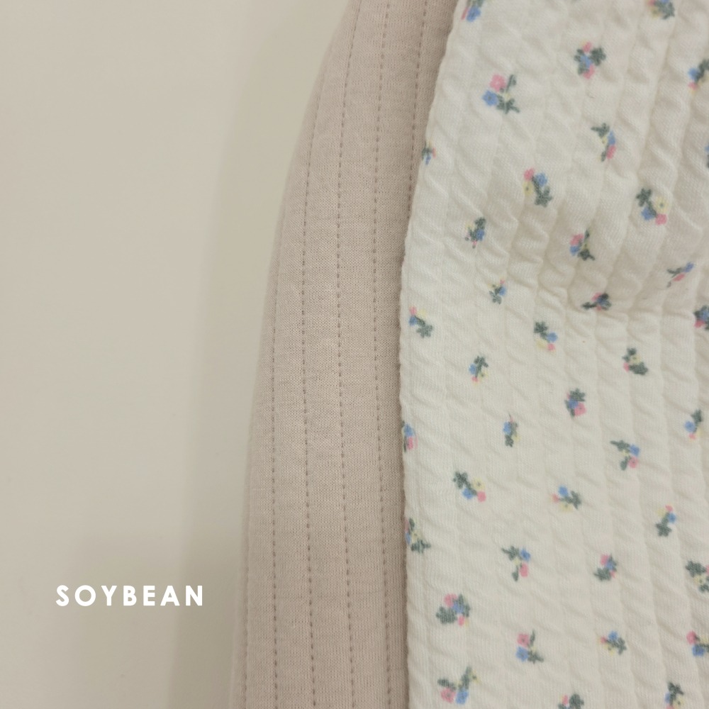 Soybean46｜(75cm-118cm) 絎縫吊帶洋裝