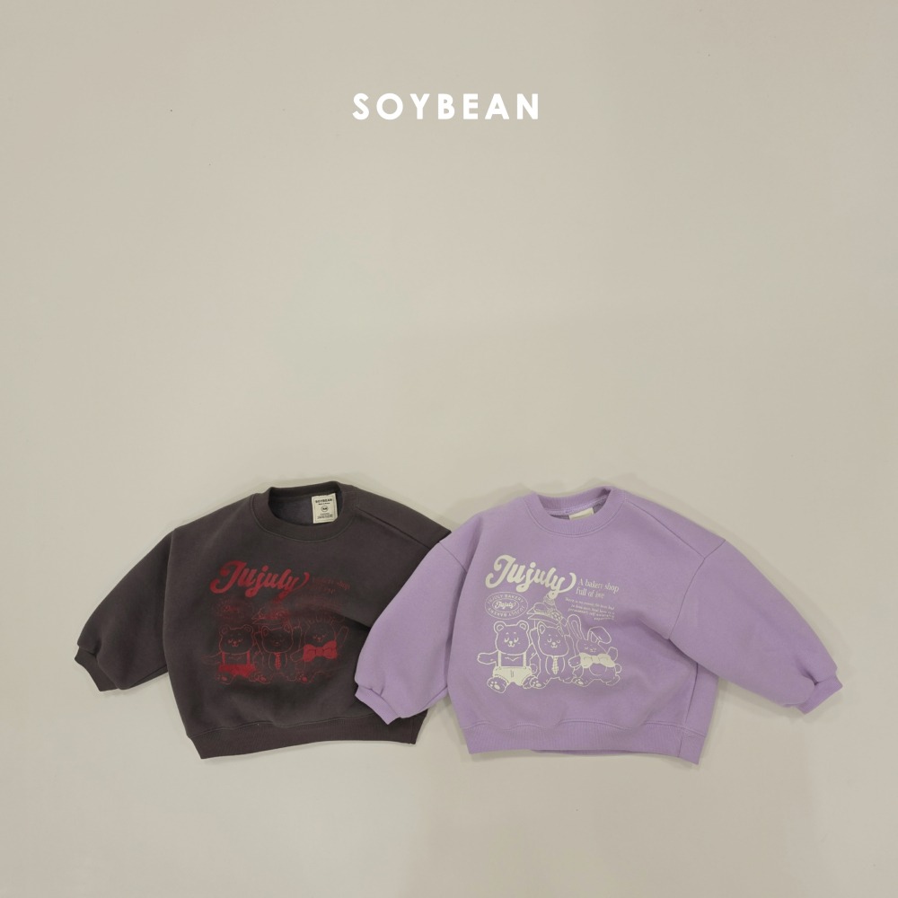 Soybean80｜(75cm-118cm) 插畫印花休閒上衣