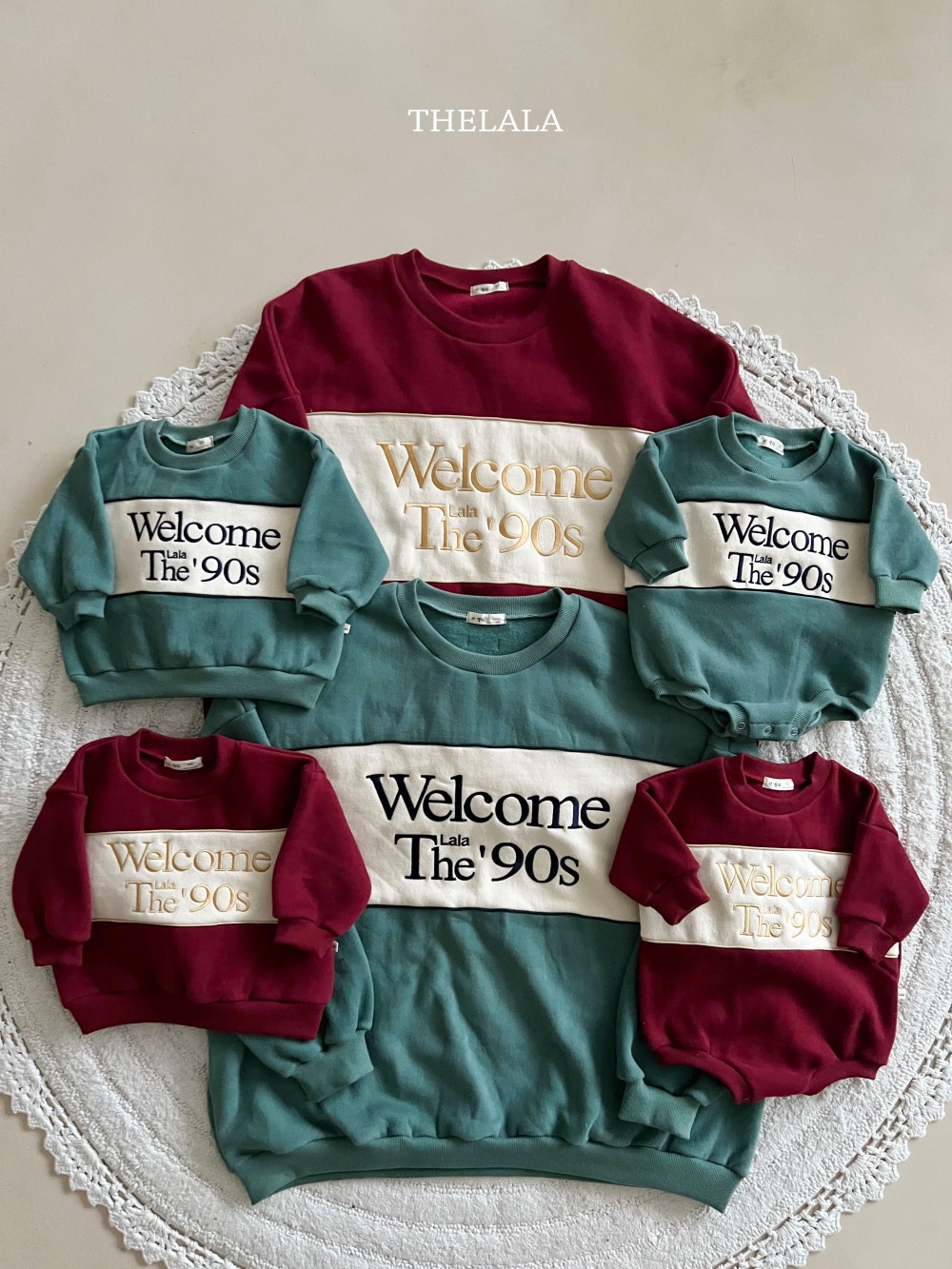 thelala28｜ (0m-18m) 英字撞色包屁衣