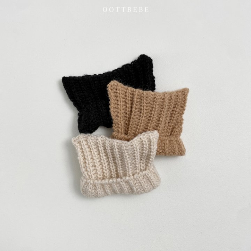 Oottbebe47｜(Free)  小毛絨針織帽