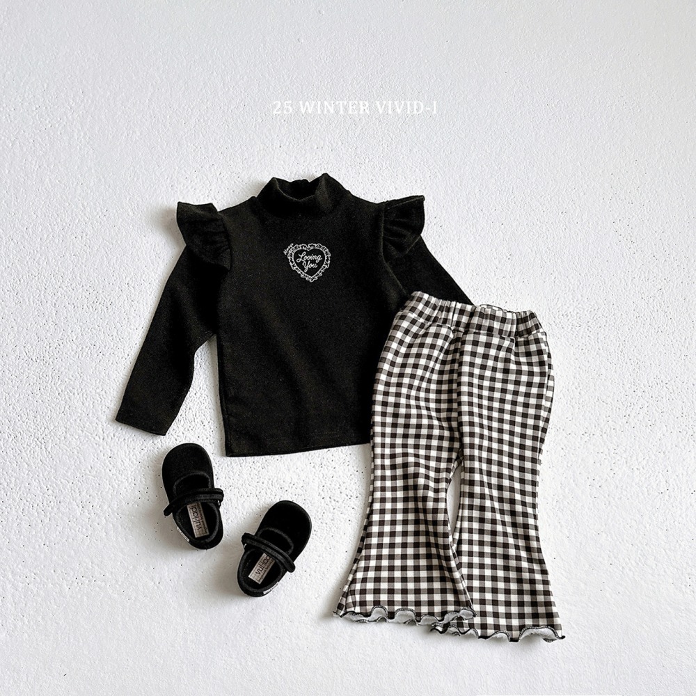 vivid21|(78cm-125cm) 印花喇叭褲8