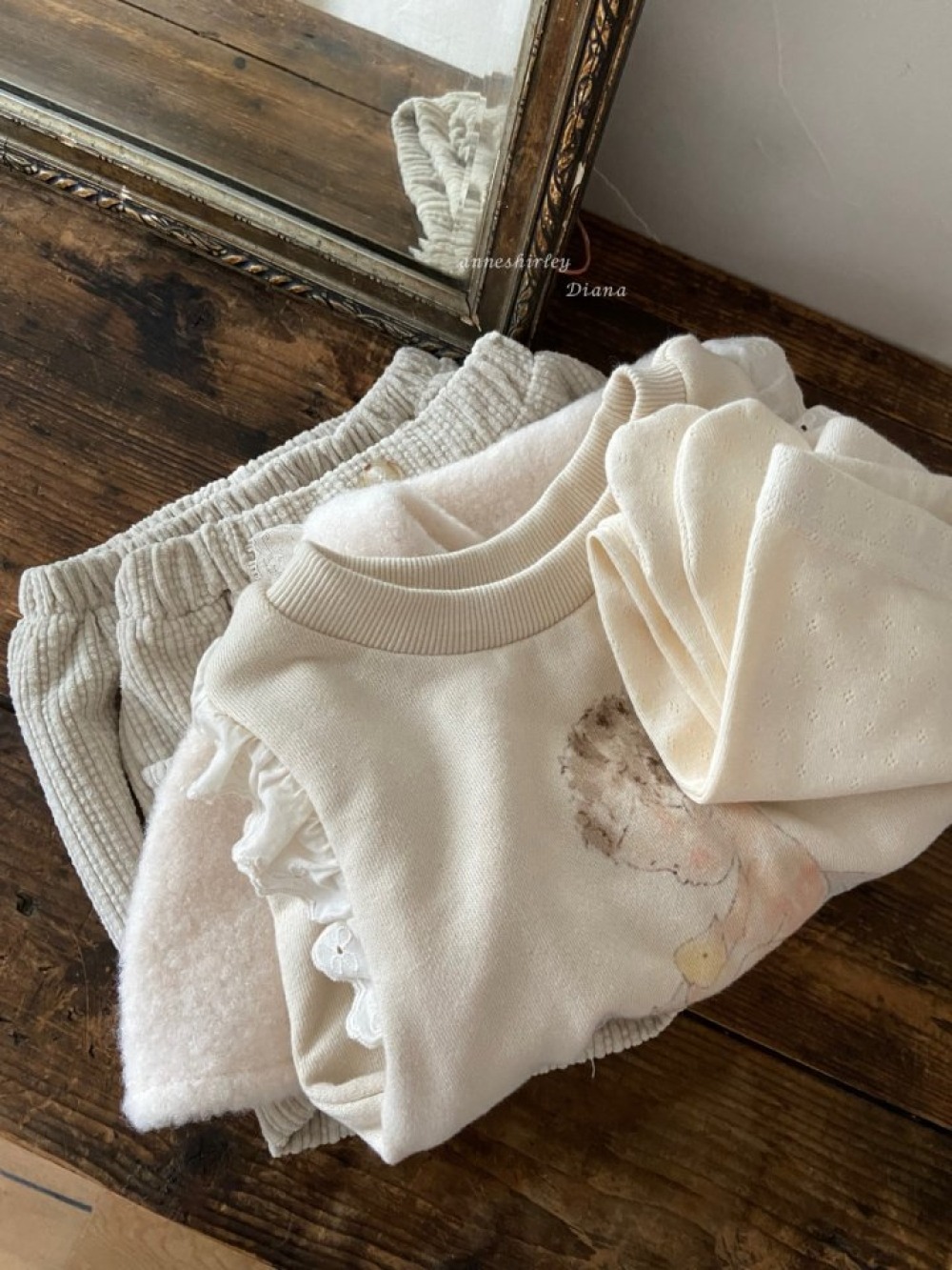 Anne Shirley10｜(3m-18m) 2色透氣小孔內搭褲襪