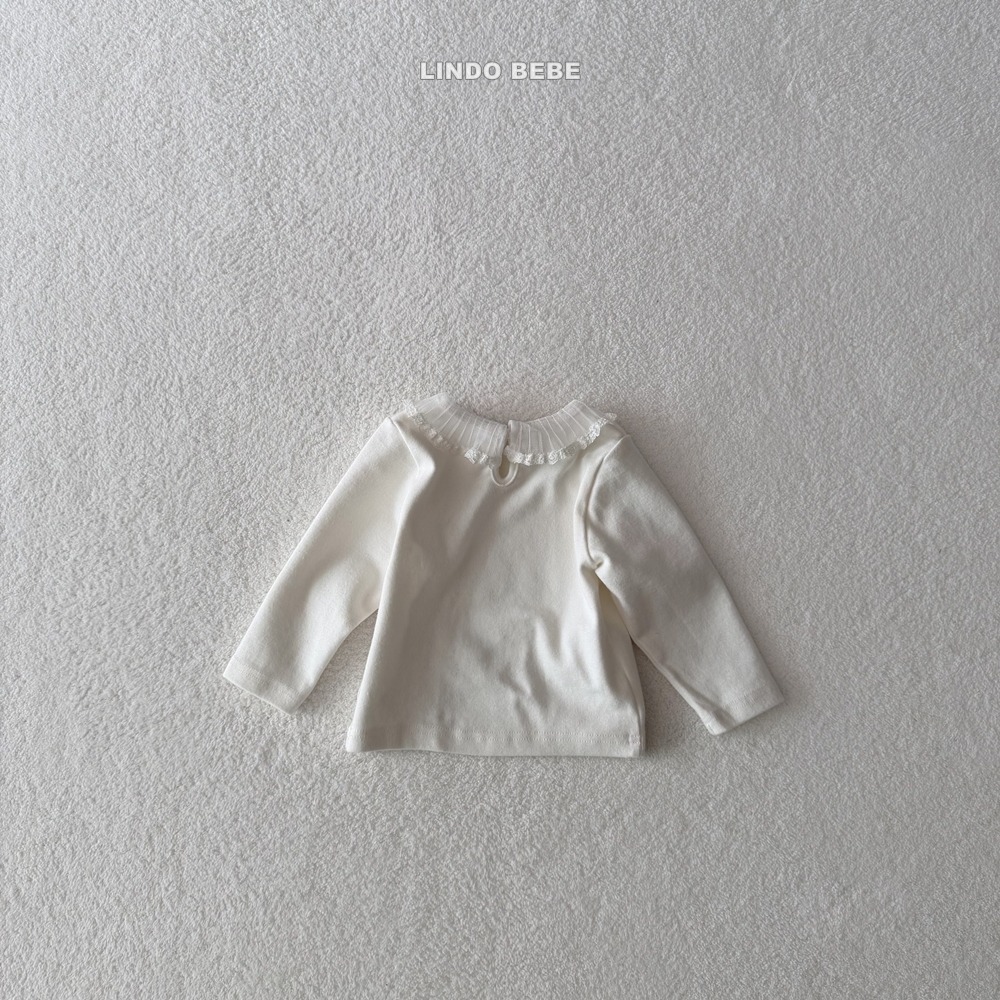 Lindo01｜(3m-18m) 蕾絲領上衣
