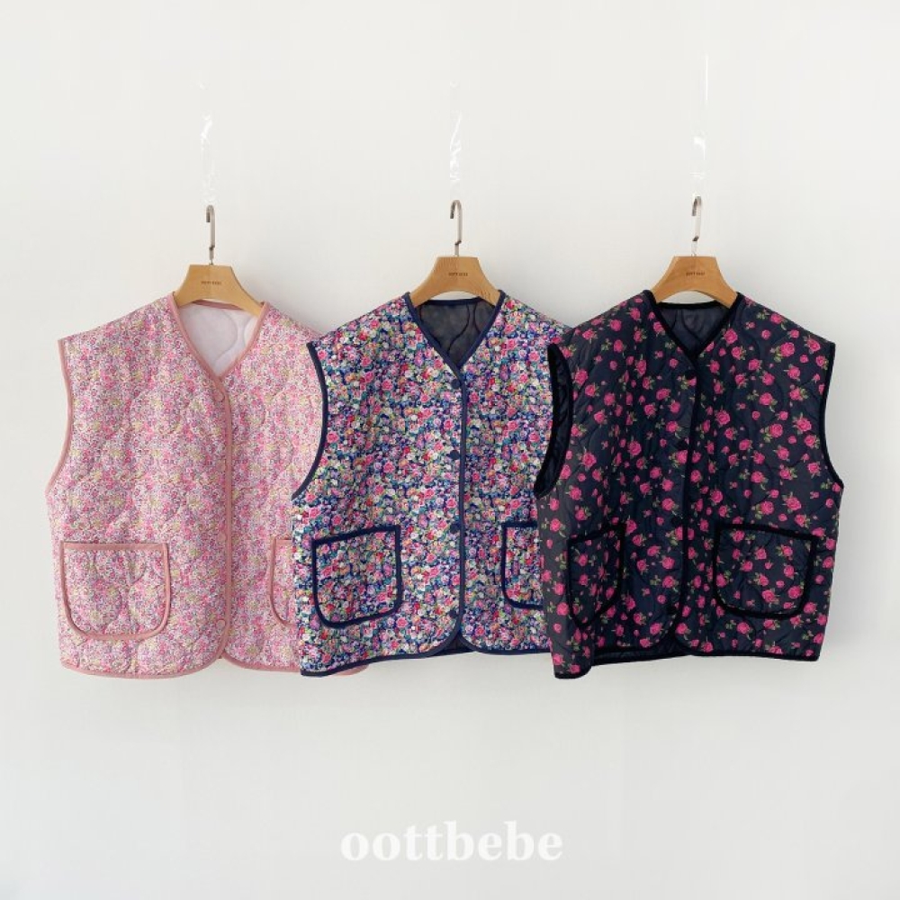 Oottbebe37｜(MoM) 	氣質小碎花背心