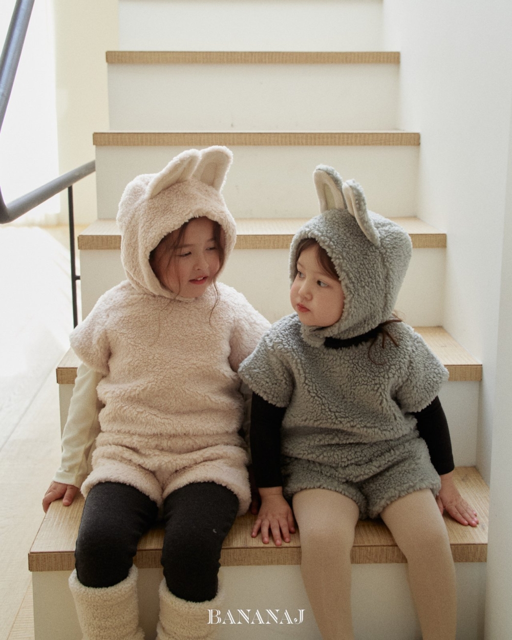 BANANAJ16|(83-127cm) 拉布布毛絨兩面穿套裝4