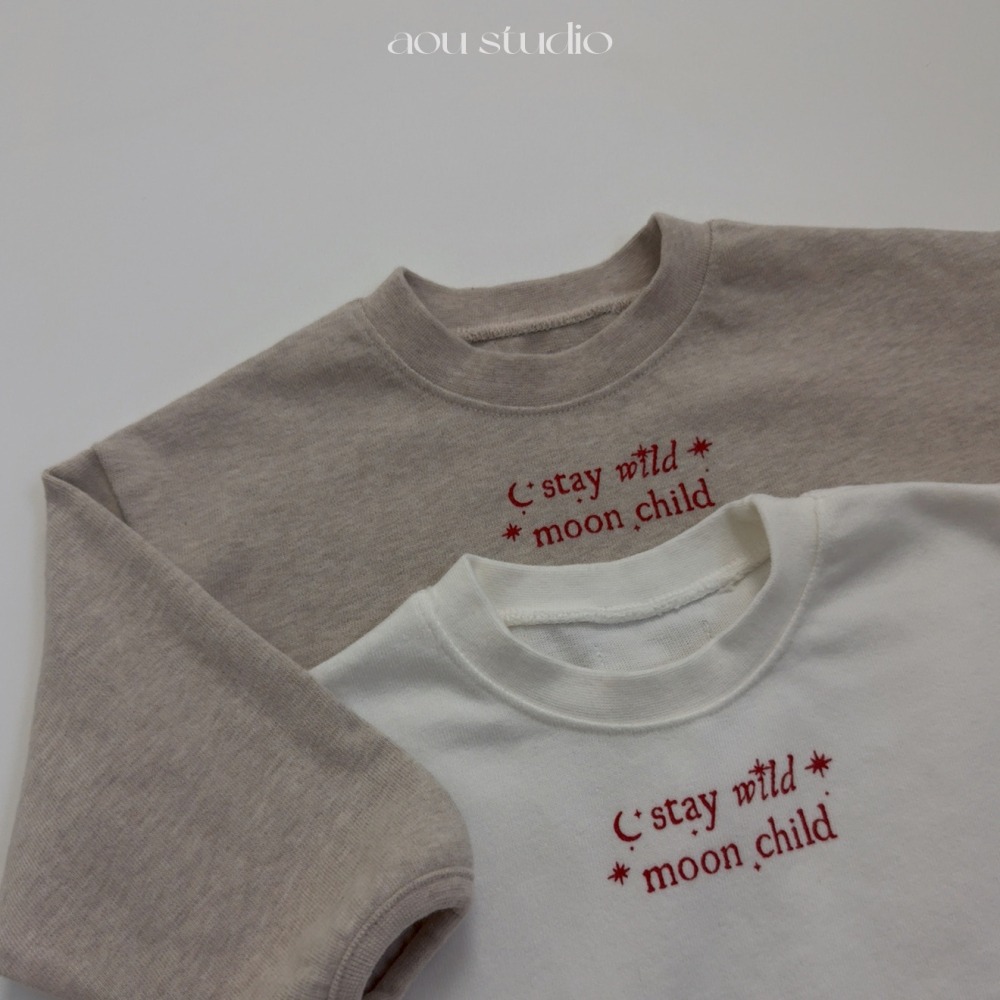 Aou 07｜ (70cm-110cm) 簡約縮口袖上衣