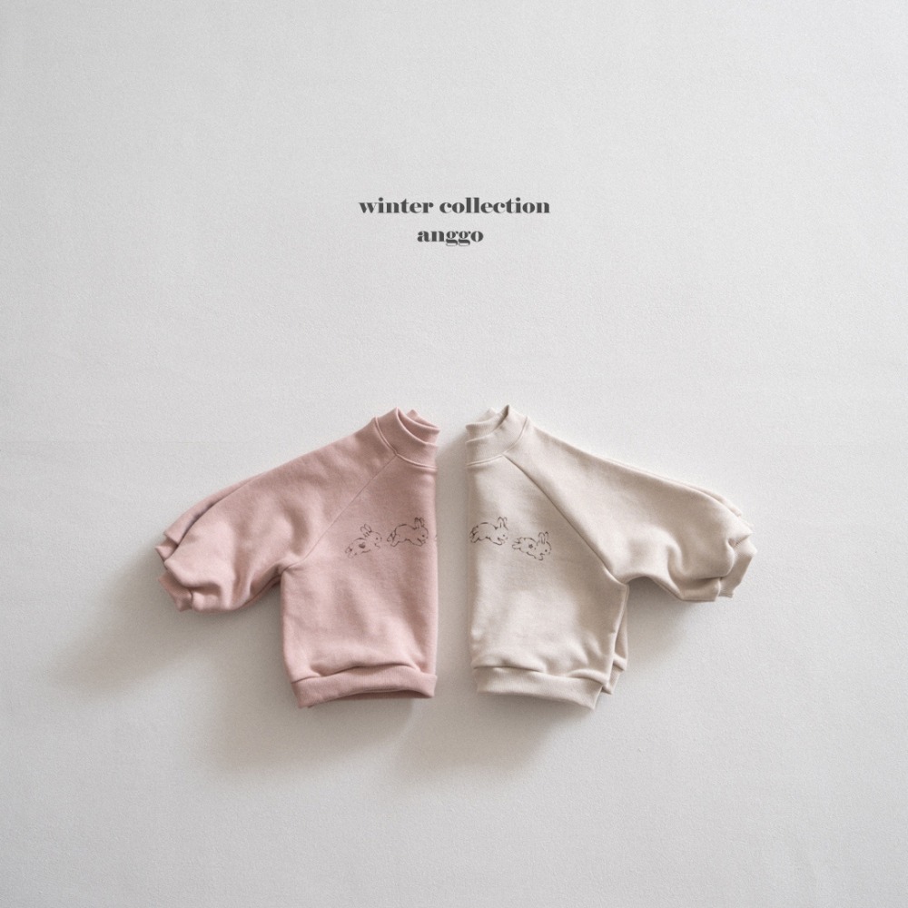 anggo06｜(75cm-120cm) 兔子印花休閒上衣