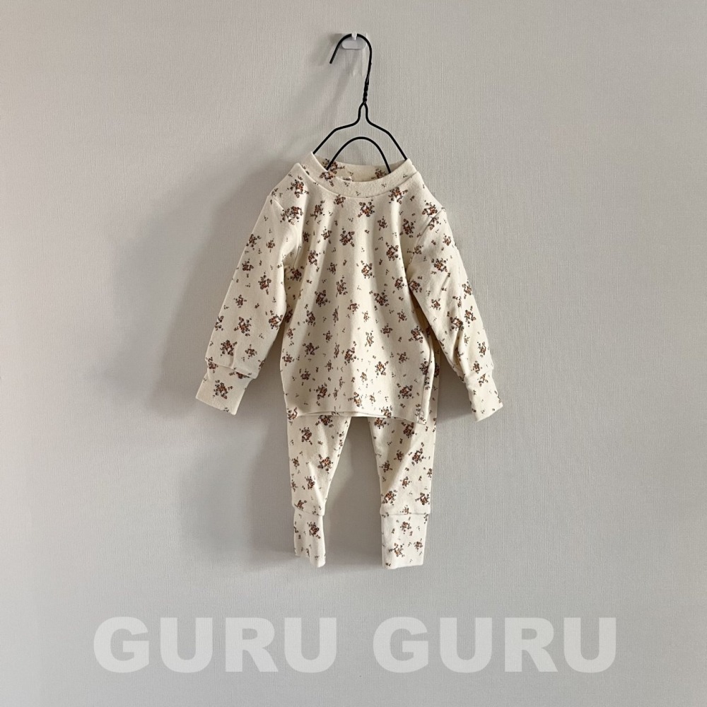 GURU GURU22｜(6m-24m) 2色碎花家居套裝