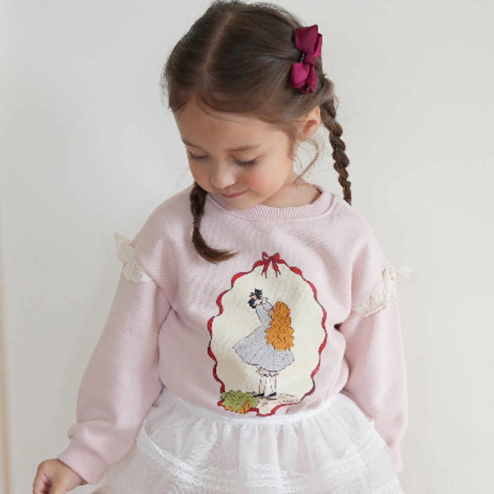 neneru18｜(70cm-125cm) 2色甜美印花休閒上衣