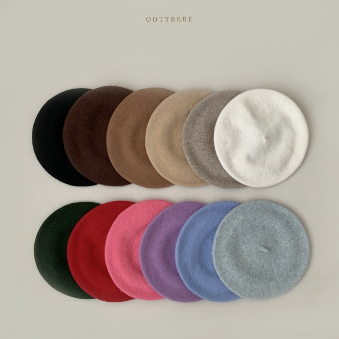 Oottbebe56｜(3y-6y  Free)  冬季羊毛貝雷帽