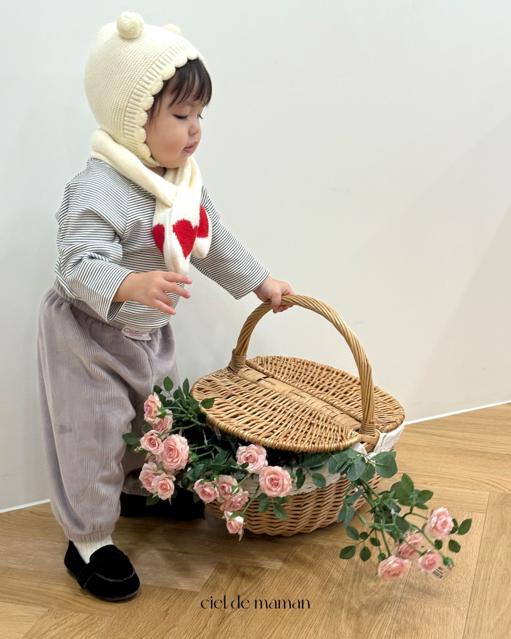 Cieldemaman05｜(76cm~110cm)  4色條紋長袖上衣