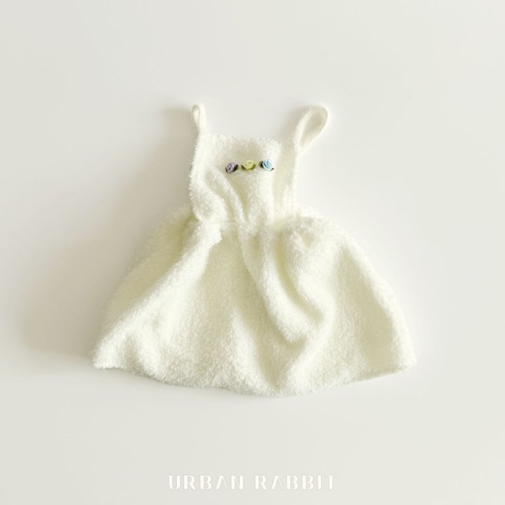 BANANAJ15｜(3m-18m)  毛茸茸吊帶雪裙