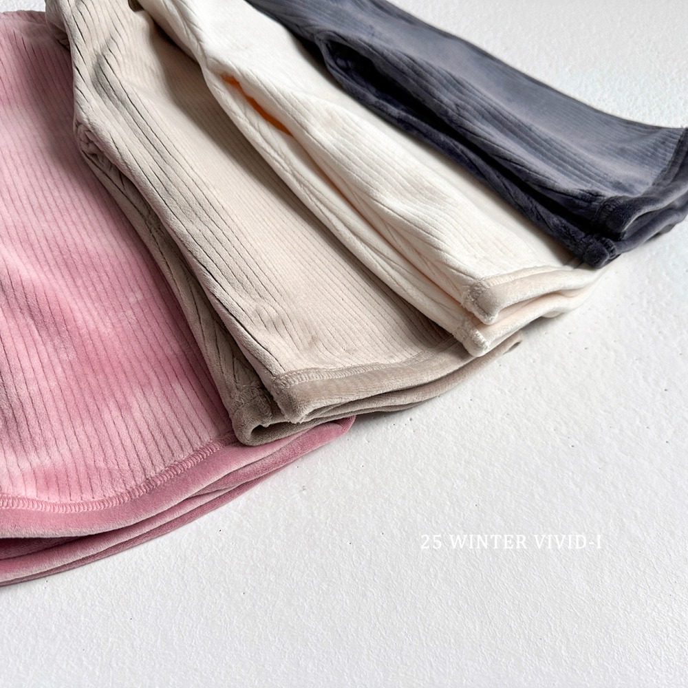 vivid23｜(78cm-125cm) 絲絨喇叭褲