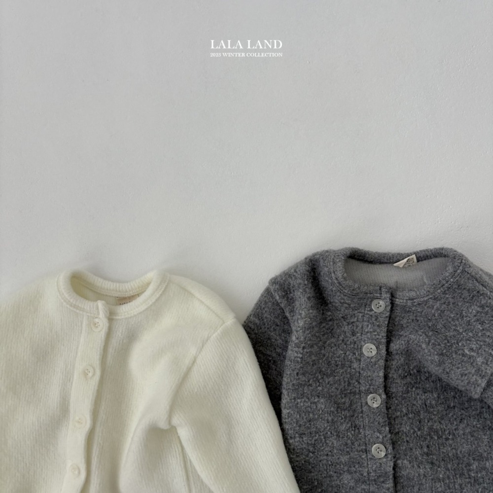 lala land64｜(75cm-120cm) 2色磨毛開襟外套