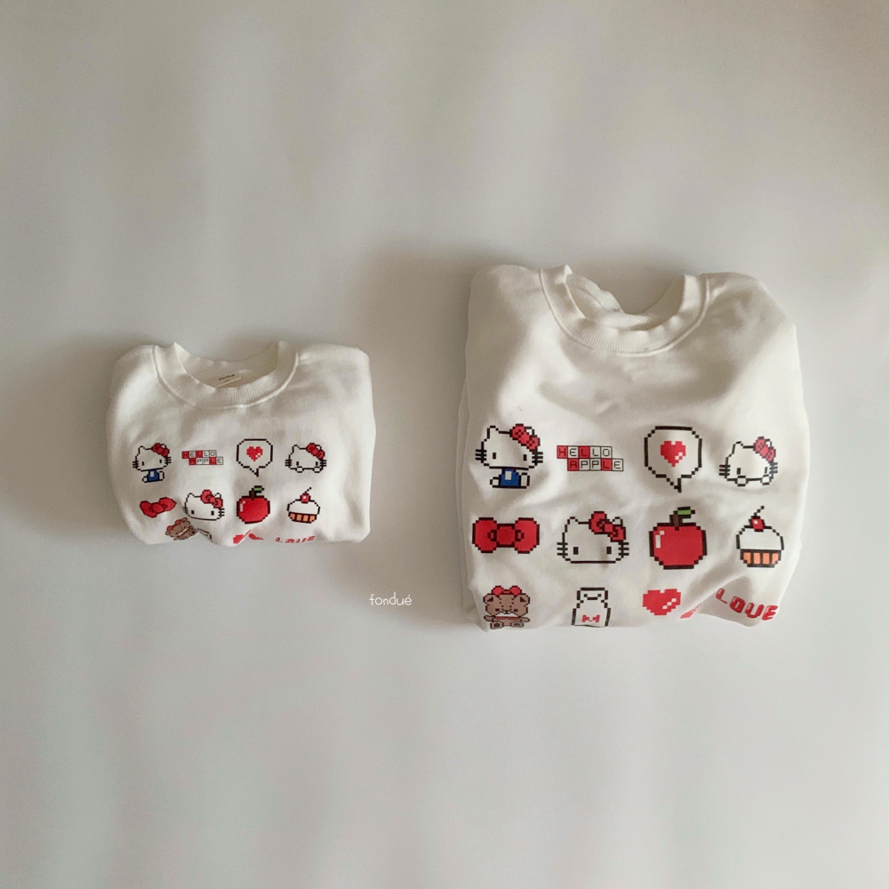 Fondue 14｜(Free)  奶瓶Hello Kitty上衣