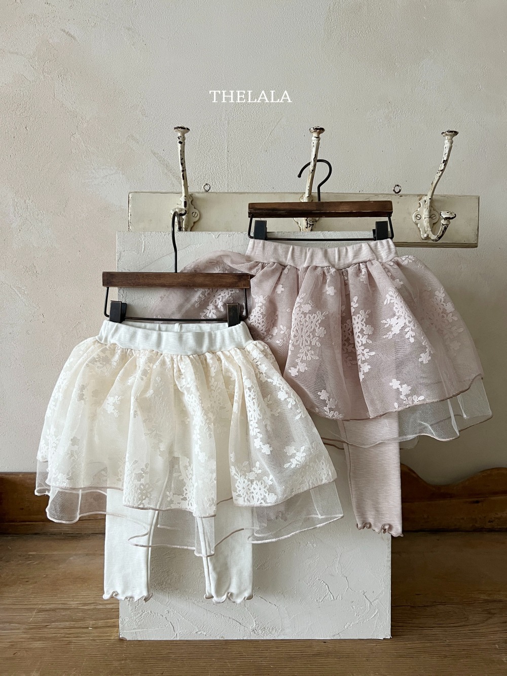 thelala27｜ (1y-6y) 繡花薄紗褲裙