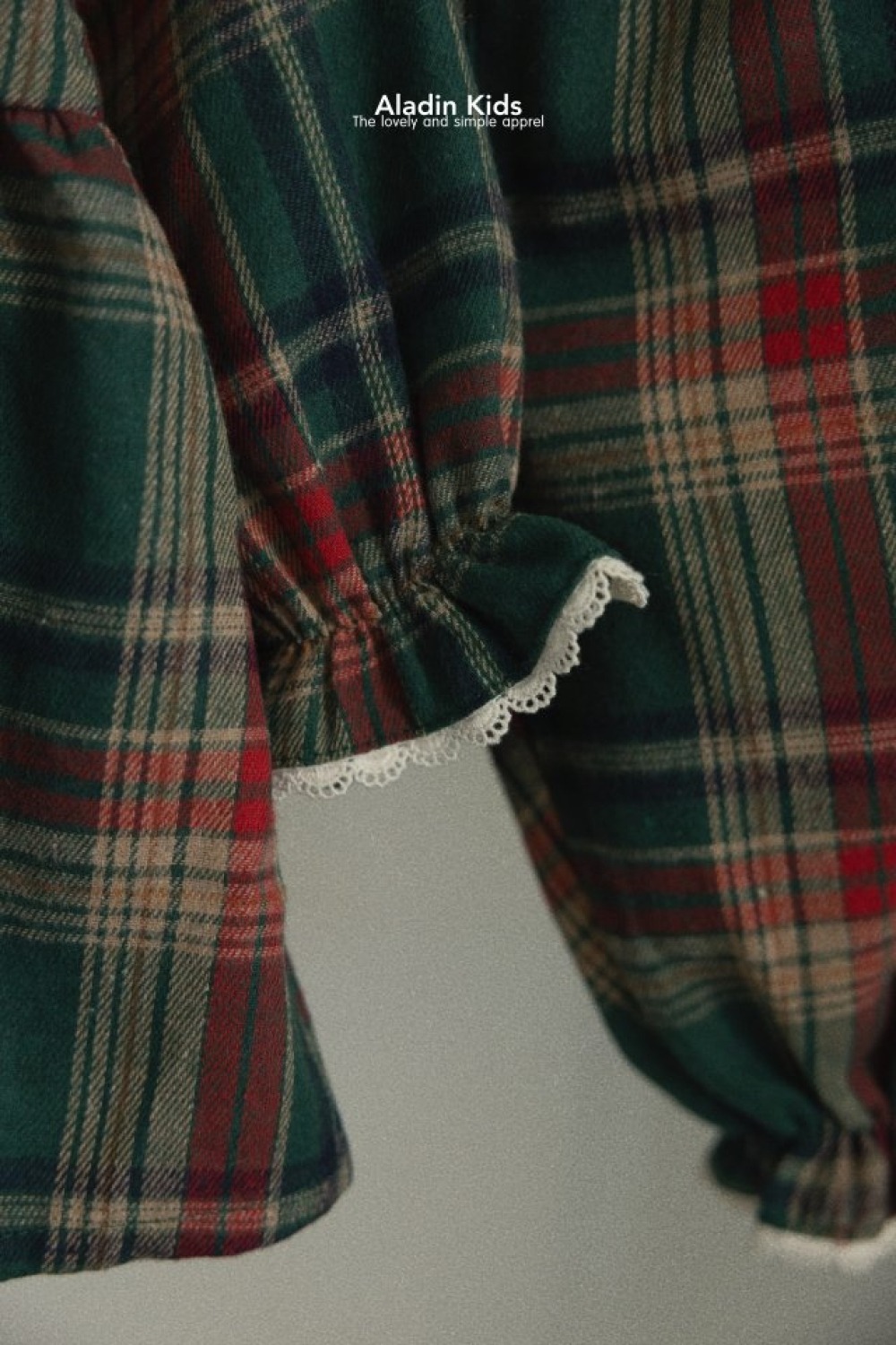 ALADIN22｜(75cm-114cm) 聖誕格紋蕾絲家居套裝