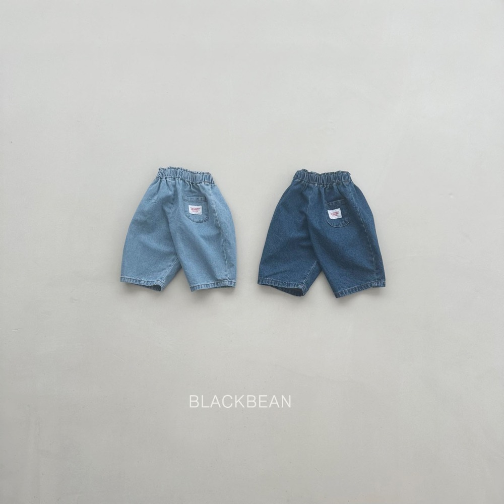 BLACK BEAN34｜(84cm-120cm) 小標口袋牛仔褲
