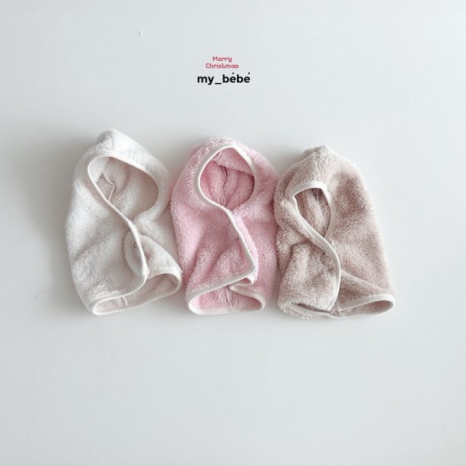 my_bebe59｜(-5y)  絨毛扣式頭套圍巾
