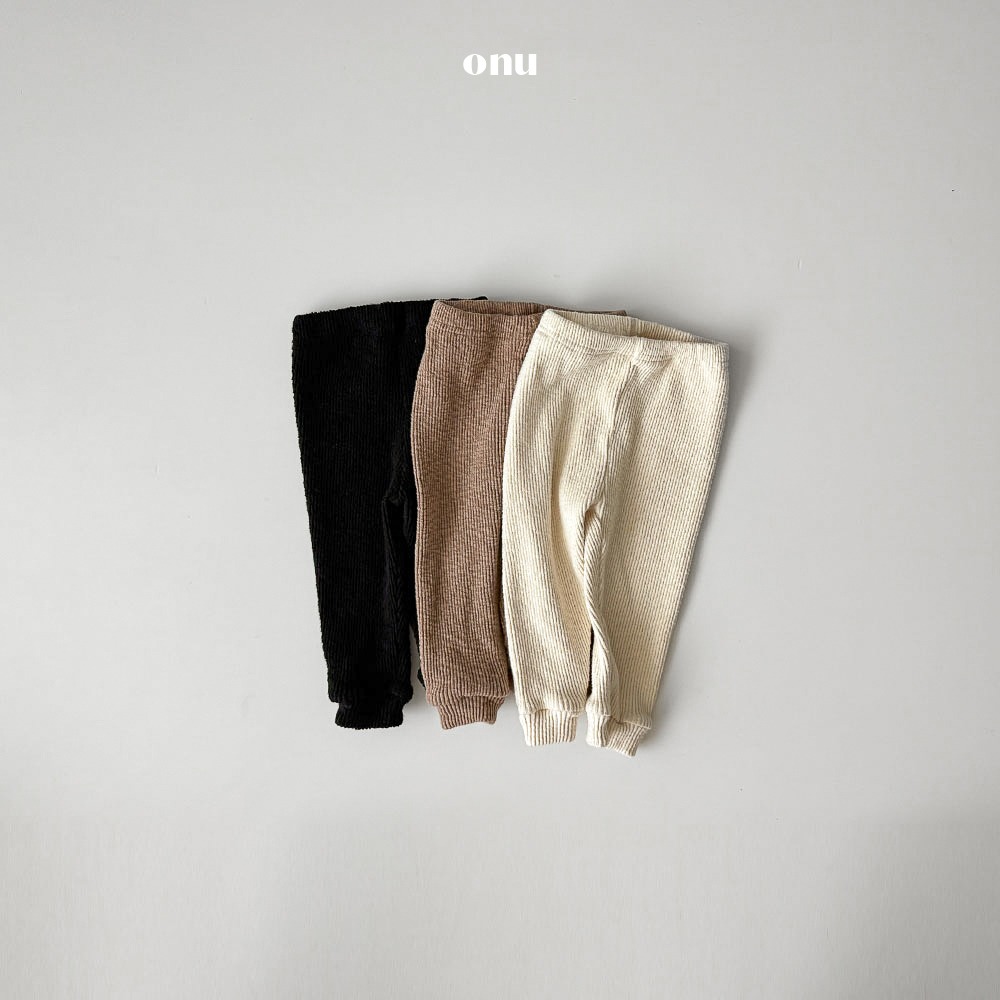 onu 07｜(6m-12m) 羅紋合身縮口褲
