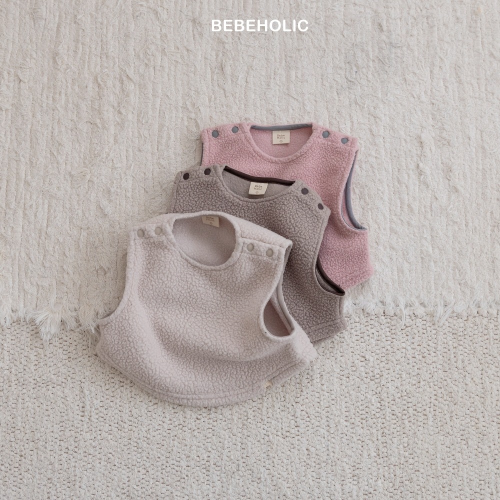 Bebe holic34｜(free) 羊羔毛素面背心