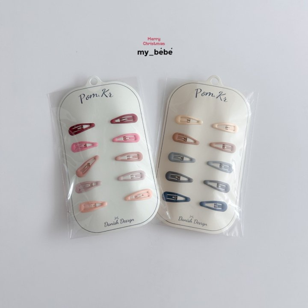 my_bebe57｜(Free)  素色磨砂髮夾