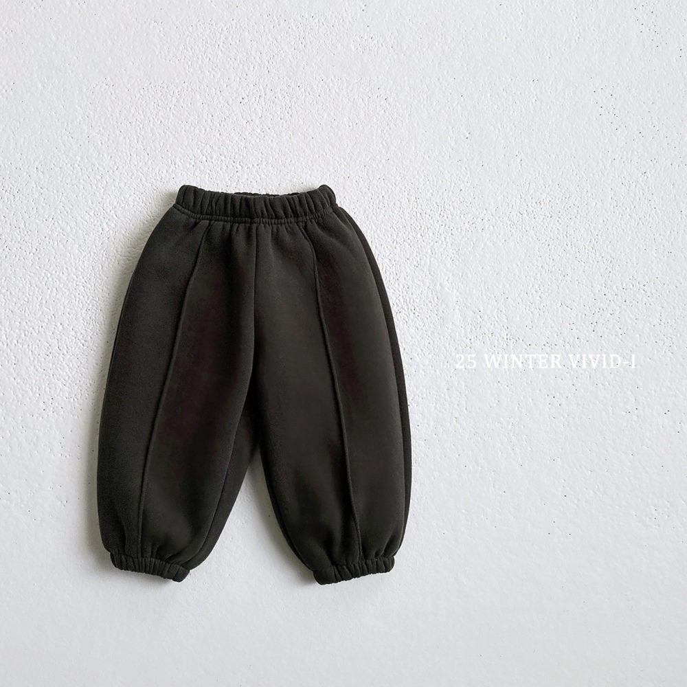 vivid05|(78cm-125cm) 素面褶撊縮口褲7