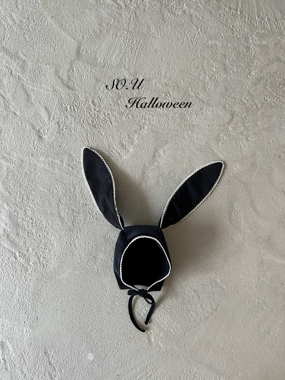 SO.U01｜(Free)  絨毛兔耳朵帽