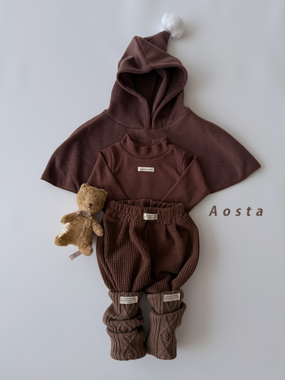 AOSTA56|(6m-5y) 小標中高領上衣18