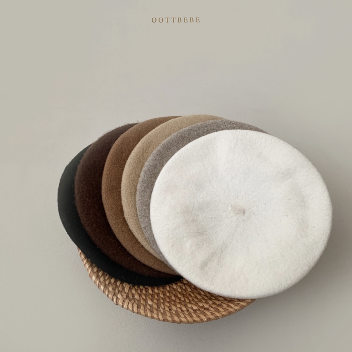 Oottbebe56｜(3y-6y  Free)  冬季羊毛貝雷帽